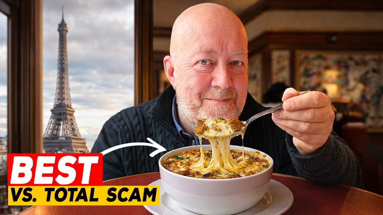 Ranking Paris BEST Onion Soups (From Best to Ripoff)