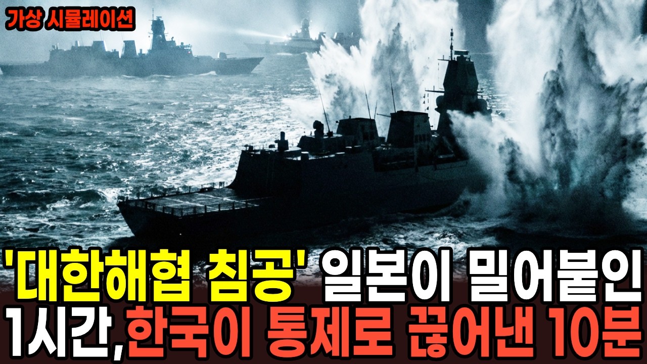 일본 자위대함대 대한해협 침공 D-DAY 3시간...뚫리면 끝이다! 봉쇄,요격,대잠 ‘동시 전장’ 폭발ㅣ가상 시뮬레이션