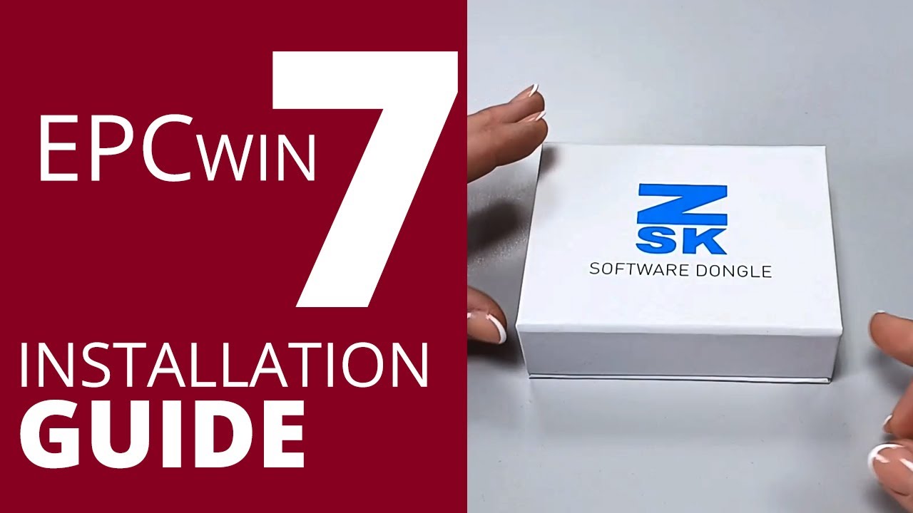 ZSK STICKMASCHINEN - Installation Guide for EPCwin