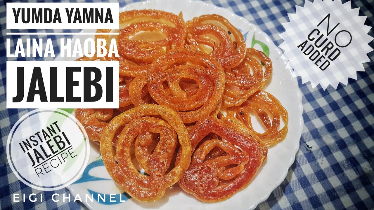 How To Make Instant Crispy Jalebi | Yamna Thuna Ahaoba Jalebi Semba Yumda | 😋 Tasty | Eigi Channel😊.