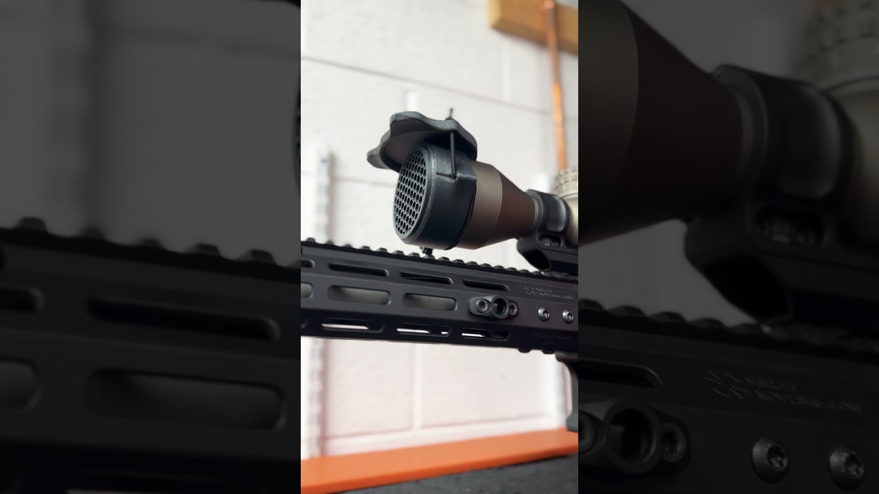 Scope defender on NightForce NX8 2.5-20🔥 check them out! Link in description