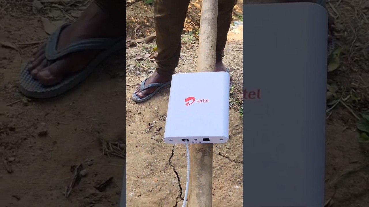 Airtel AirFiber in 4G Village Area?? #wifi #broadband #internet