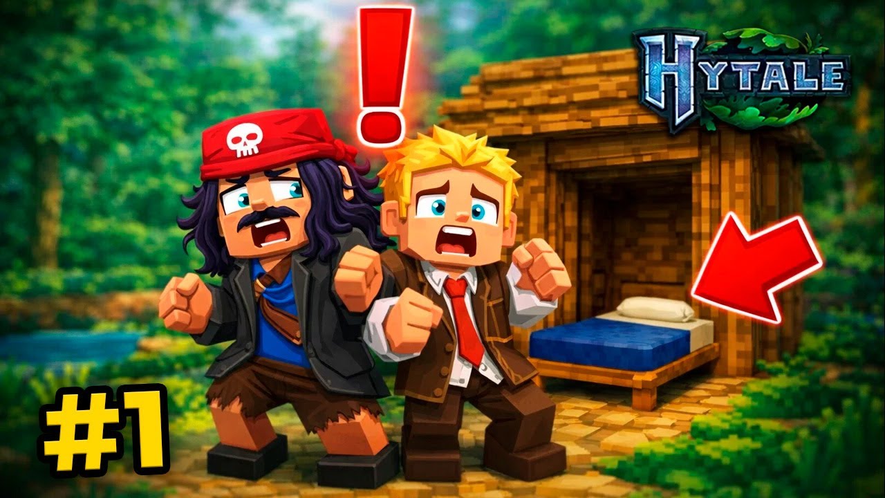 HYTALE #1 ПЕРВЫЙ ДЕНЬ: НОВЫЙ ДОМ И ОДНА КРОВАТЬ
