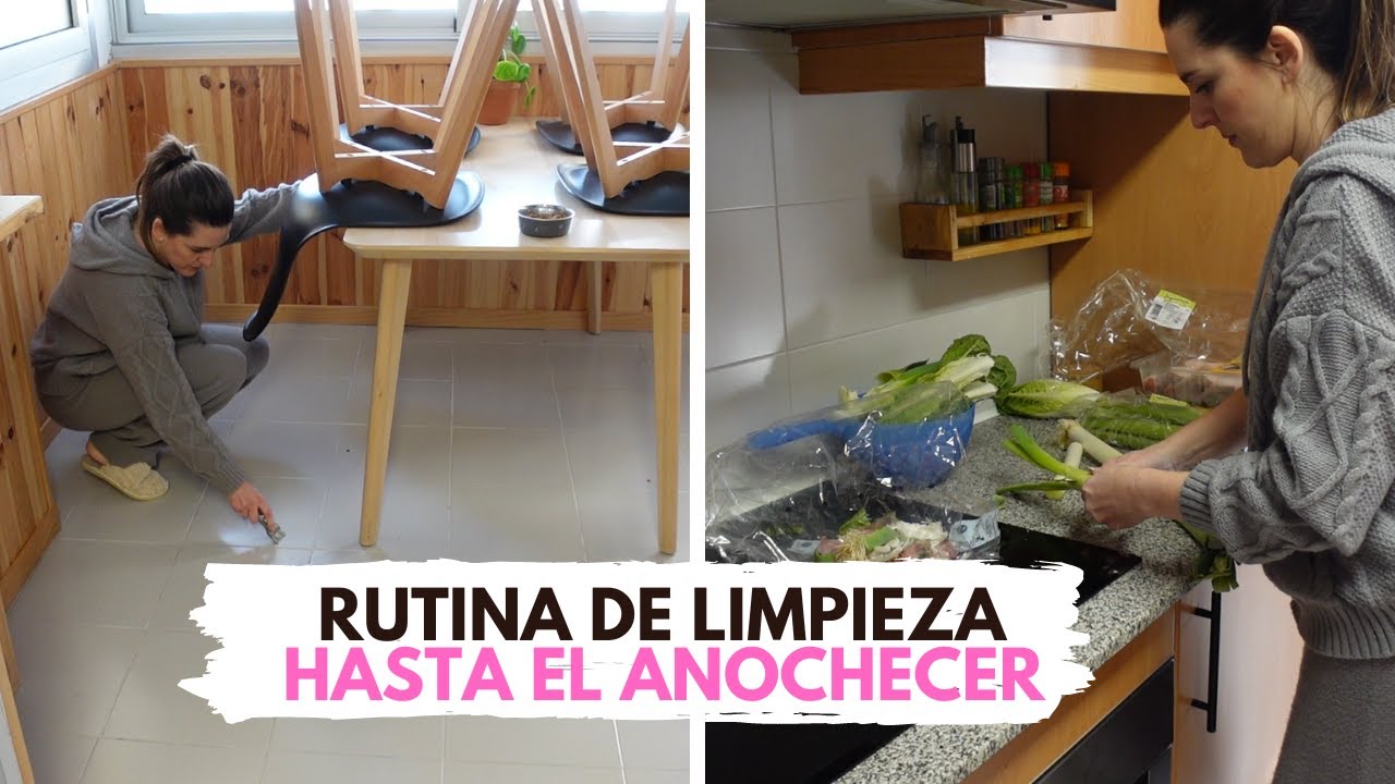 RUTINA de LIMPIEZA de TARDE hasta el ANOCHECER ✨motívate conmigo ✨