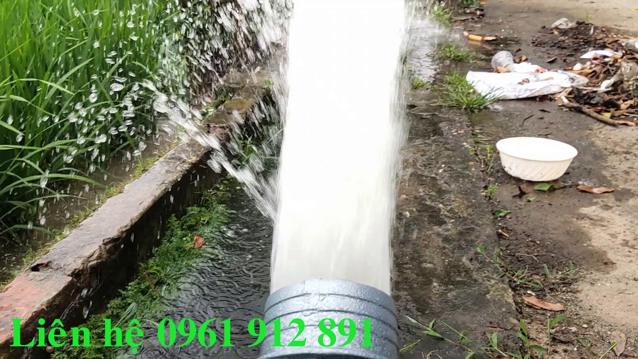 Máy bơm nước chạy điện 1,7kw ống hút xả 110 siêu mạnh