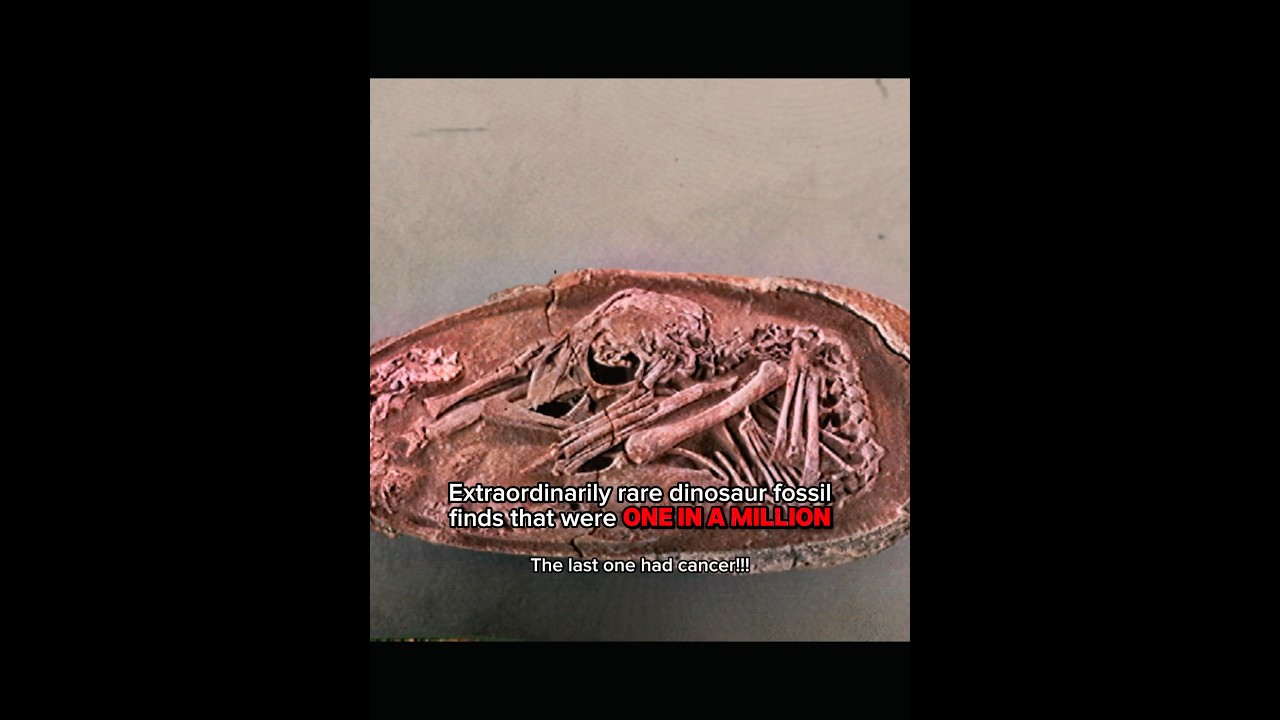 These dinosaur fossils are so rare that they are one in a million #prehistoric #dinosaur