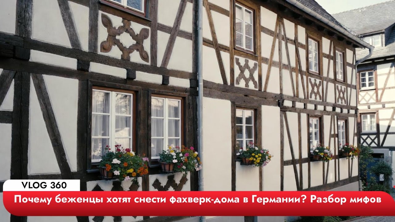 Почему беженцы хотят снести фахверк дома в Германии Разбор мифов