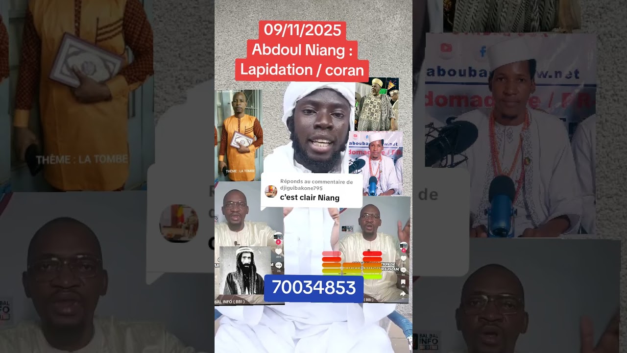 Oustaz Berthé, Abdoul Niang : Lapidation dans le Coran ? 