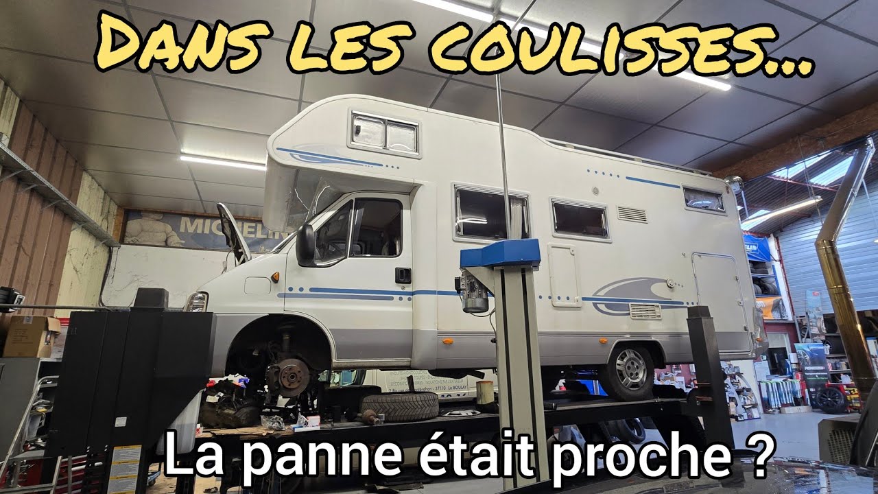 Mécanique camping-car : Le concret d'un gros chantier !
