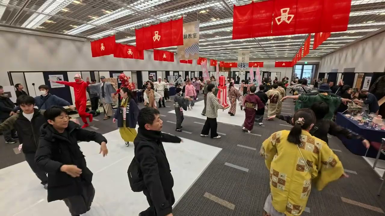 【東京音頭】（原田直之）　第35回伝統の技と味「しながわ展」盆踊り（晴盆）２　2026年1月24日　大井町きゅりあんイベントホール