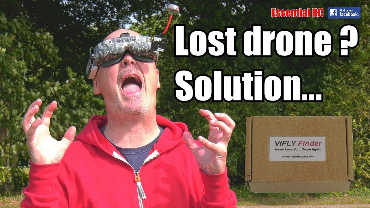 NEVER LOSE your DRONE again! SOLUTION=ViFly 'SMART' FINDER (Buzzer/Alarm): ESSENTIAL RC PRODUCT TEST