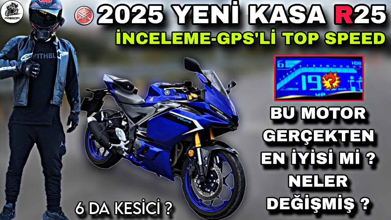 2025 YENİ KASA YAMAHA R25 İNCELEME VE TOP SPEED & 405.000 TL !. SON HIZ GİTGİDE DÜŞÜYOR !. DELER Mİ?