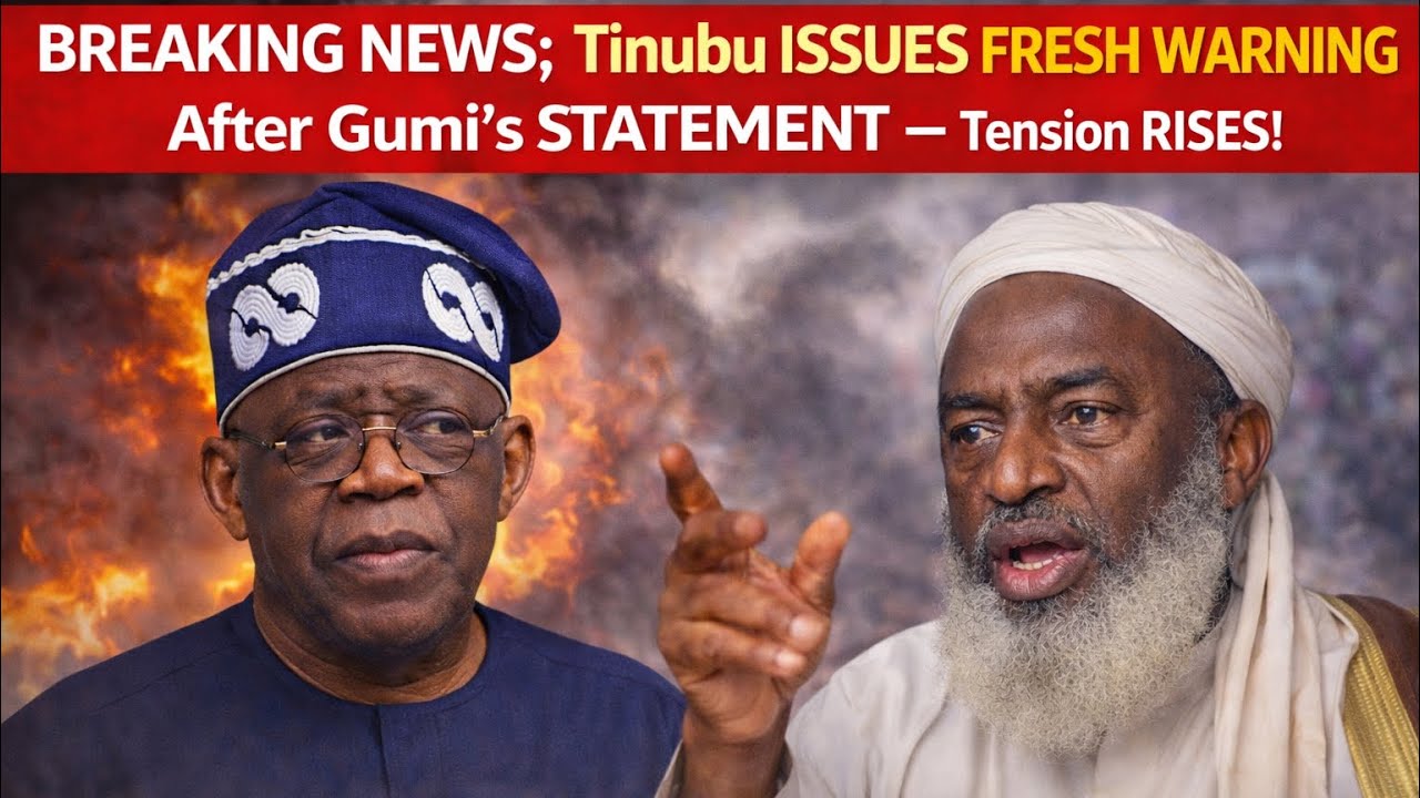BREAKING NEWS; Tinubu ISSUES FRESH WARNING After Gumi’s STATEMENT — Tension RISES!