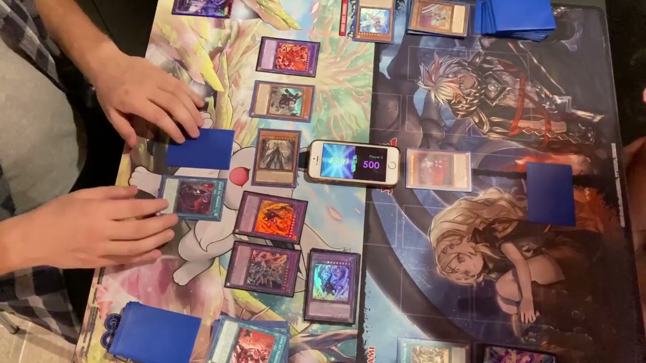 Duel Yu-Gi-Oh Albaz VS magicienne des