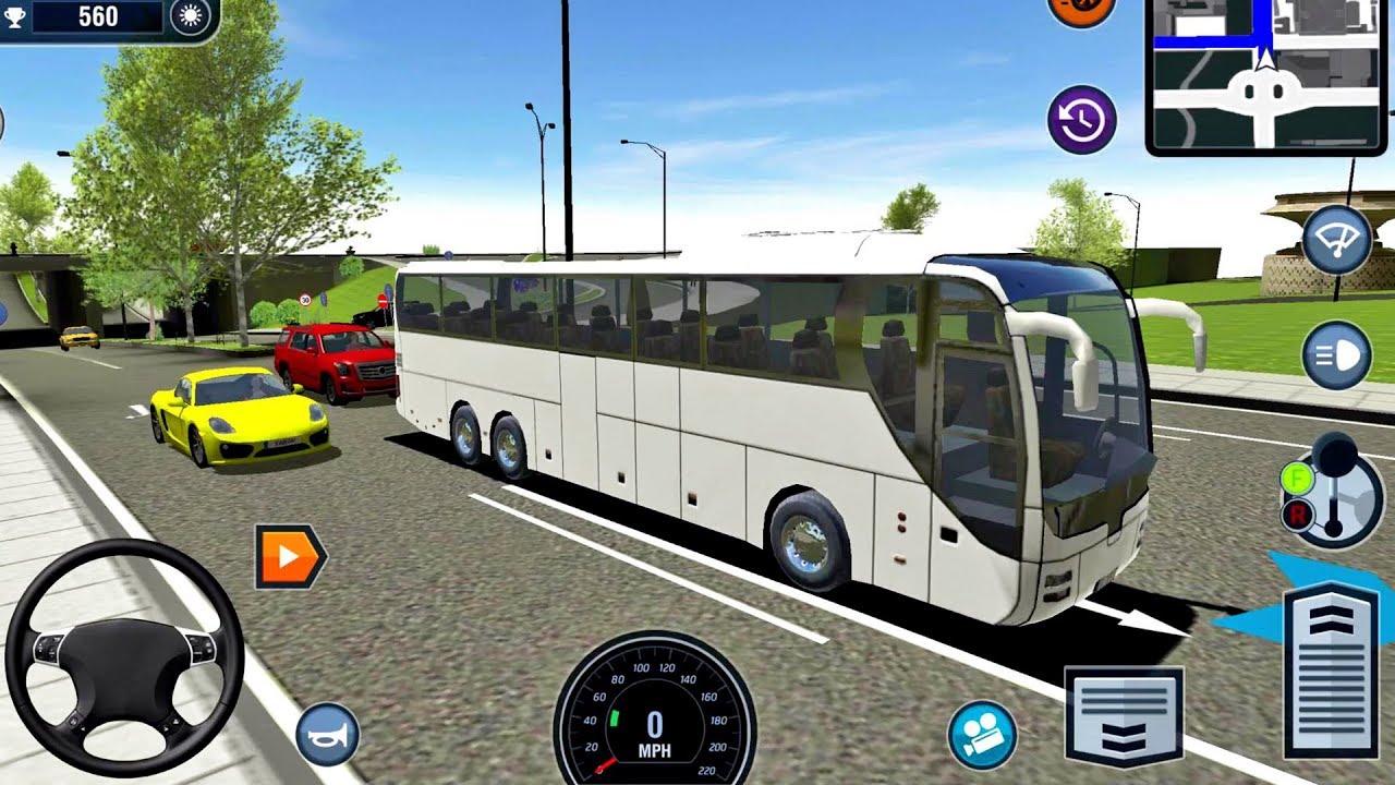 Симулятор # 16 автошколы - игра на автобусе и машине на Android IOS