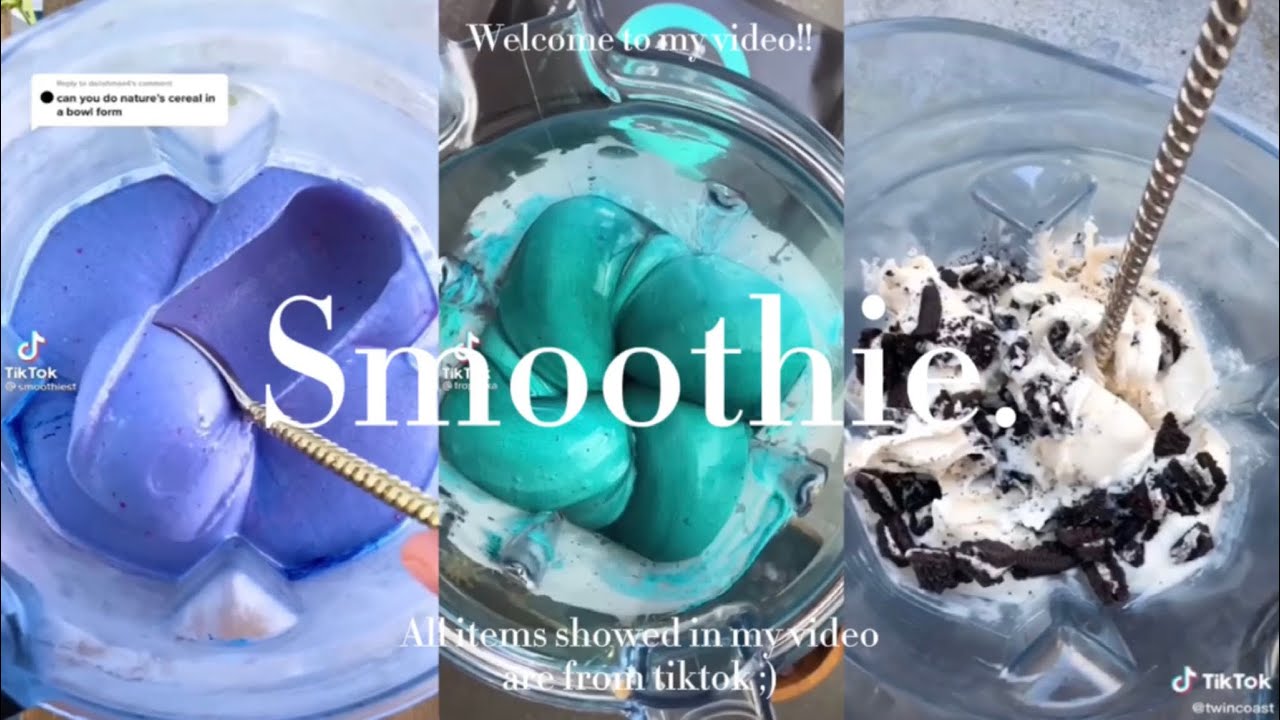 ✨SATISFIYING SMOOTHIE BOWLS✨| TIKTOK COMPILATION