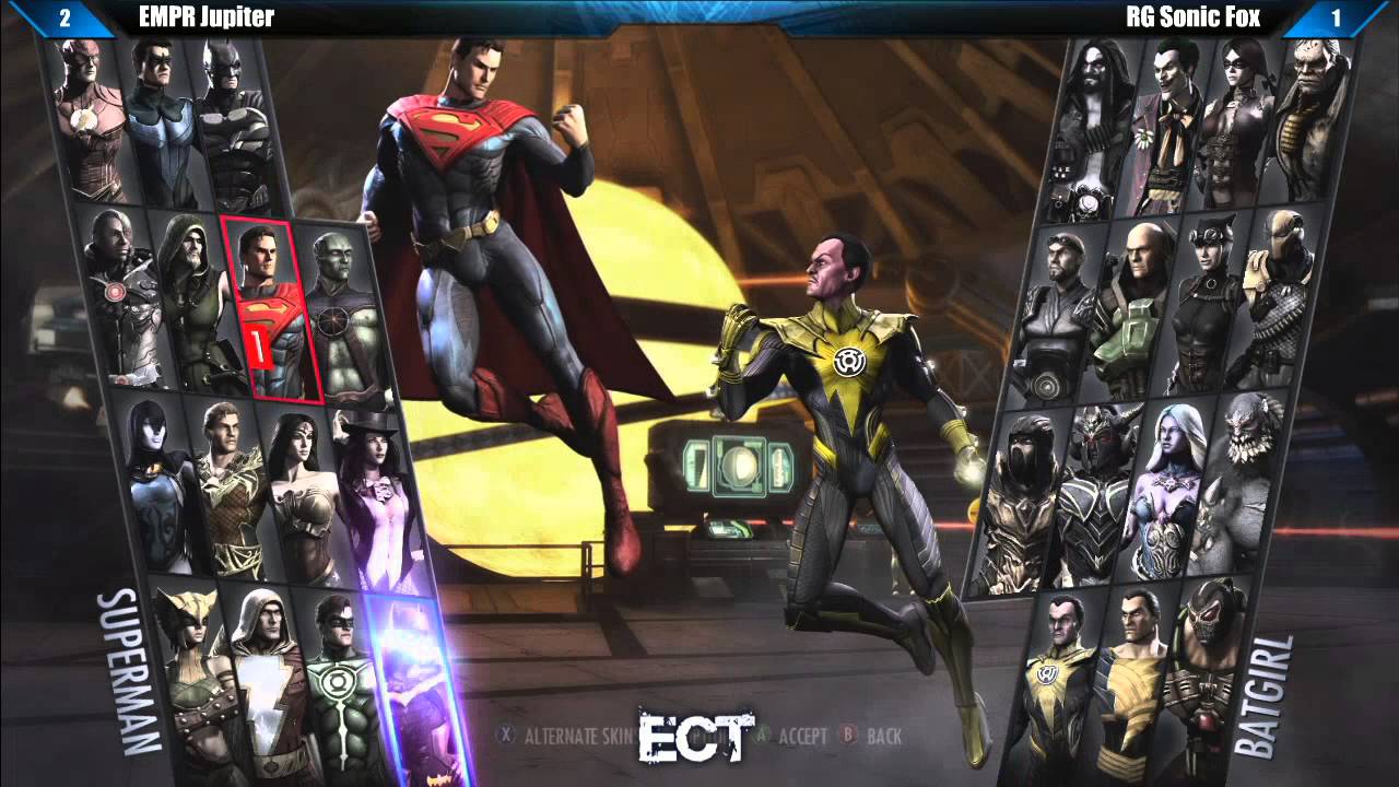 Injustice Top 8 EMPR Jupiter vs RG Sonic Fox - East Coast Throwdown 2014