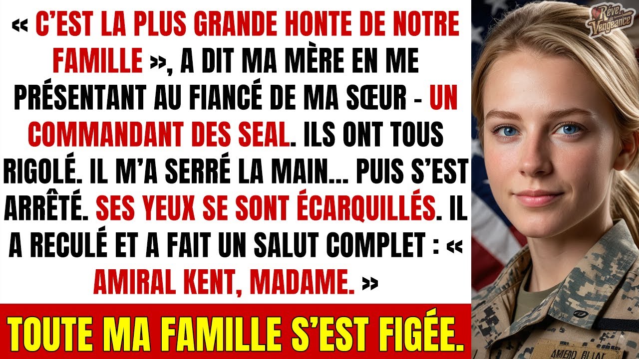 Humiliée aux fiançailles de ma sœur… Mais son fiancé NAVY SEAL s'est levé pour me SALUER.
