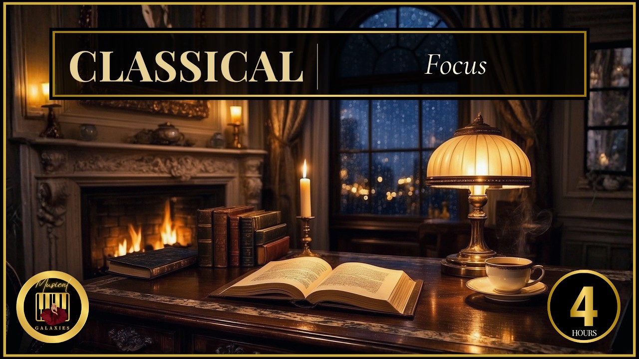 Deep Focus Classical Music for Studying, Reading & Concentration in 4K