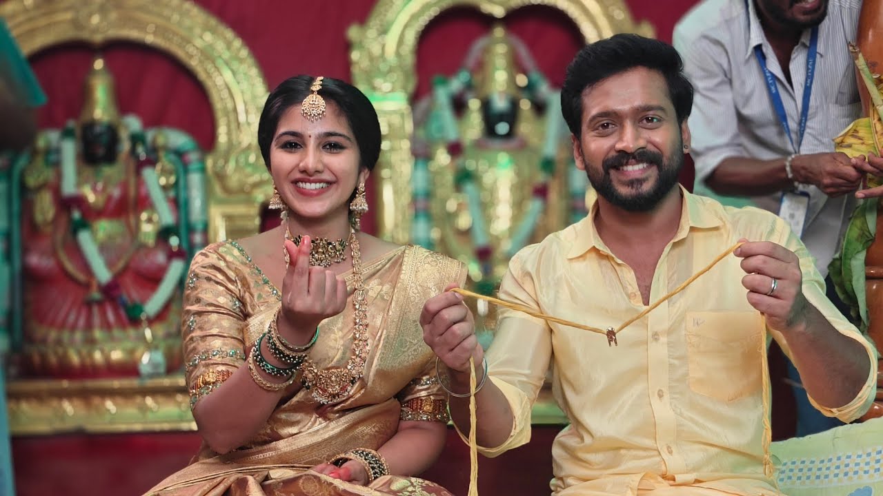 End fun 😂 அன்பு ஆனந்தி கல்யாணம் fun 😂 bts #singapennepromo #singapenneserial 