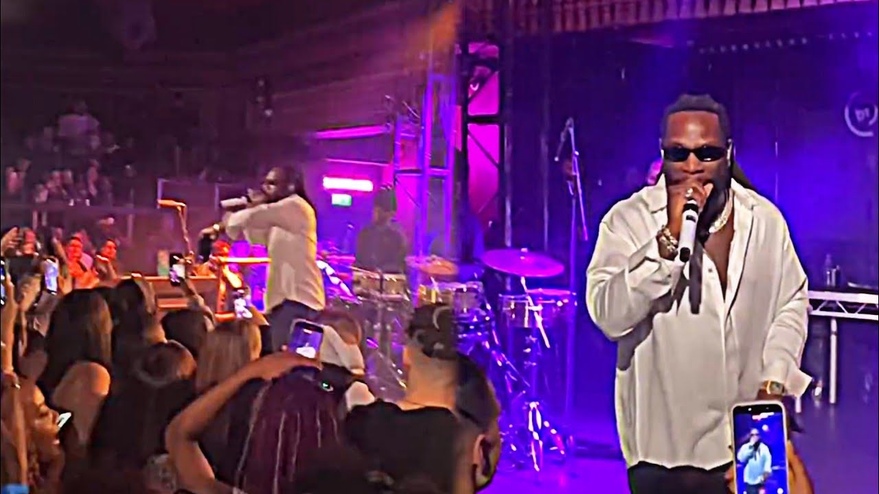 Burnaboy full performance at intimate fan only in London to mark the end of album Tour 