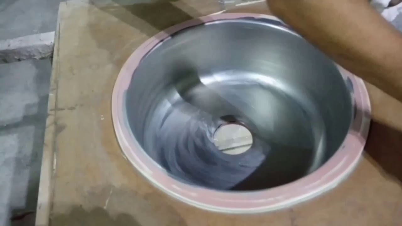 كيف تصنع قالب فيبر علي حوض استانلس