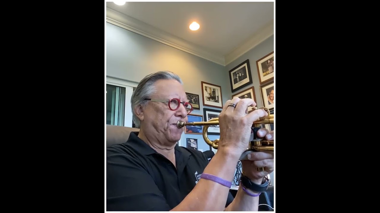 Arturo Sandoval James Stamp, warmup exercise.