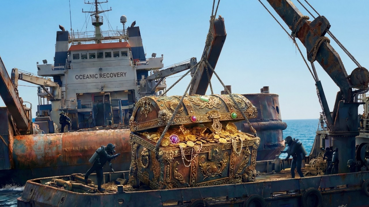 $2.6 Billion Treasure Found 1,180 Meters Beneath the Ocean Floor