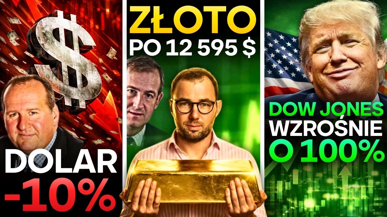 Złoto po 12 595$! Dow Jones +100%! Ten analityk migdy się nie myli