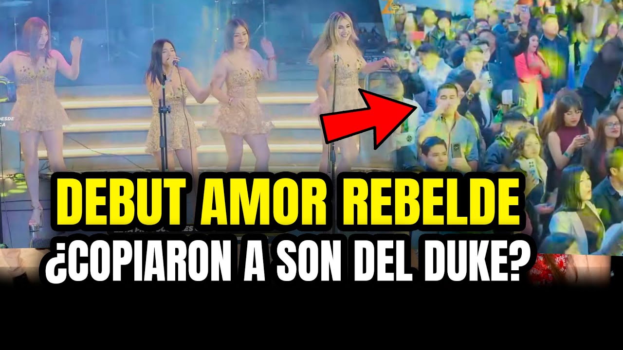 AMOR REBELDE: ASÍ FUE SU PRIMERA PRESENTACIÓN Y DEBUT EN LOS ESCENARIOS