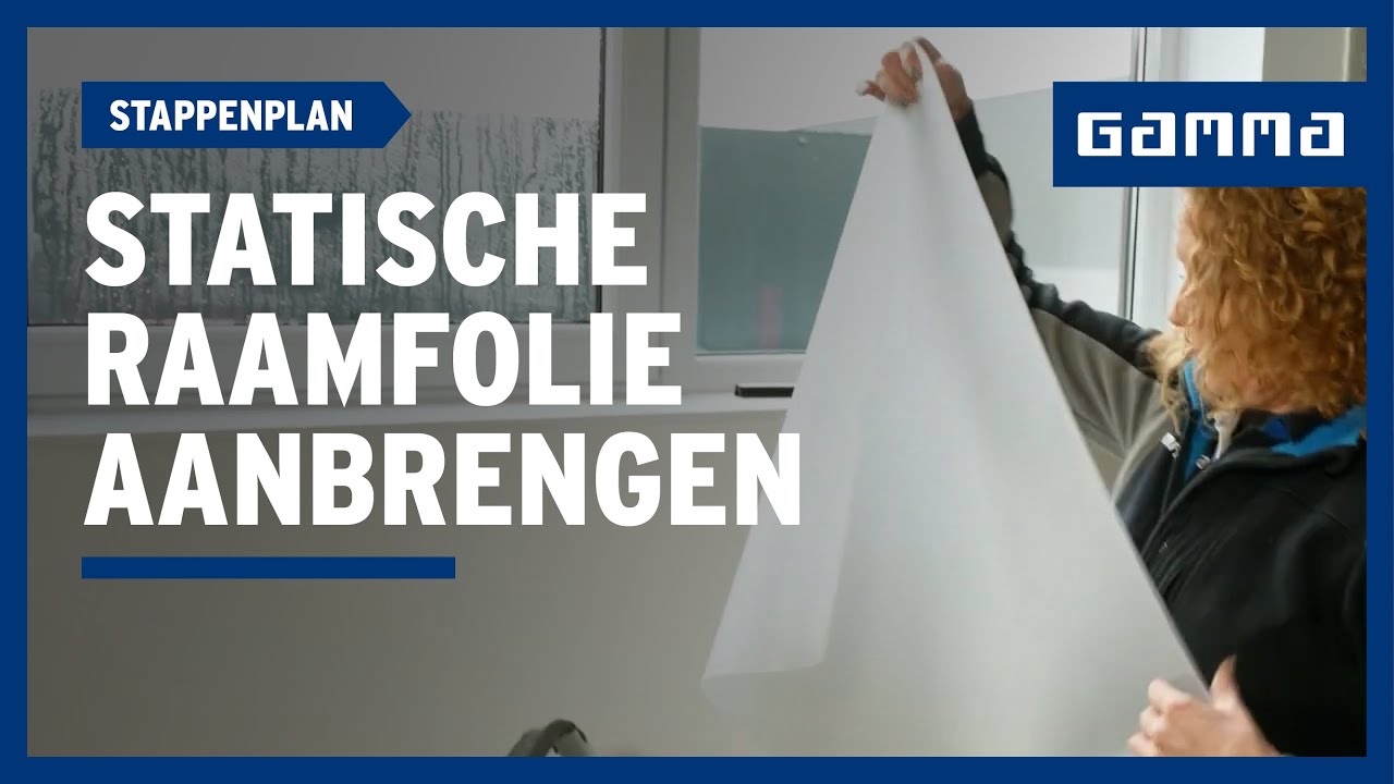 Statische raamfolie aanbrengen in 5 stappen | GAMMA België