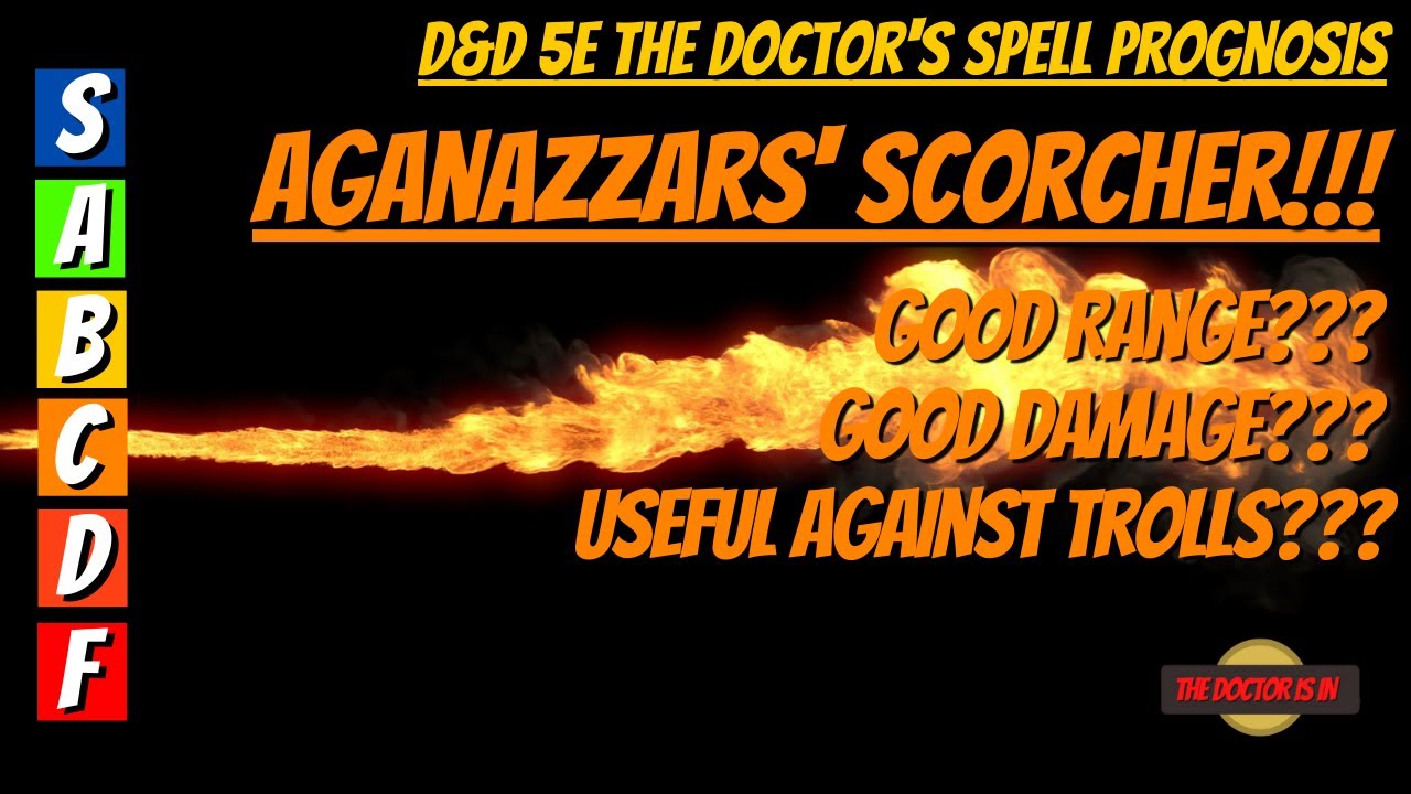 Is Aganazzar's Scorcher Worth A Spell Preparation in Dungeons and Dragons 5E