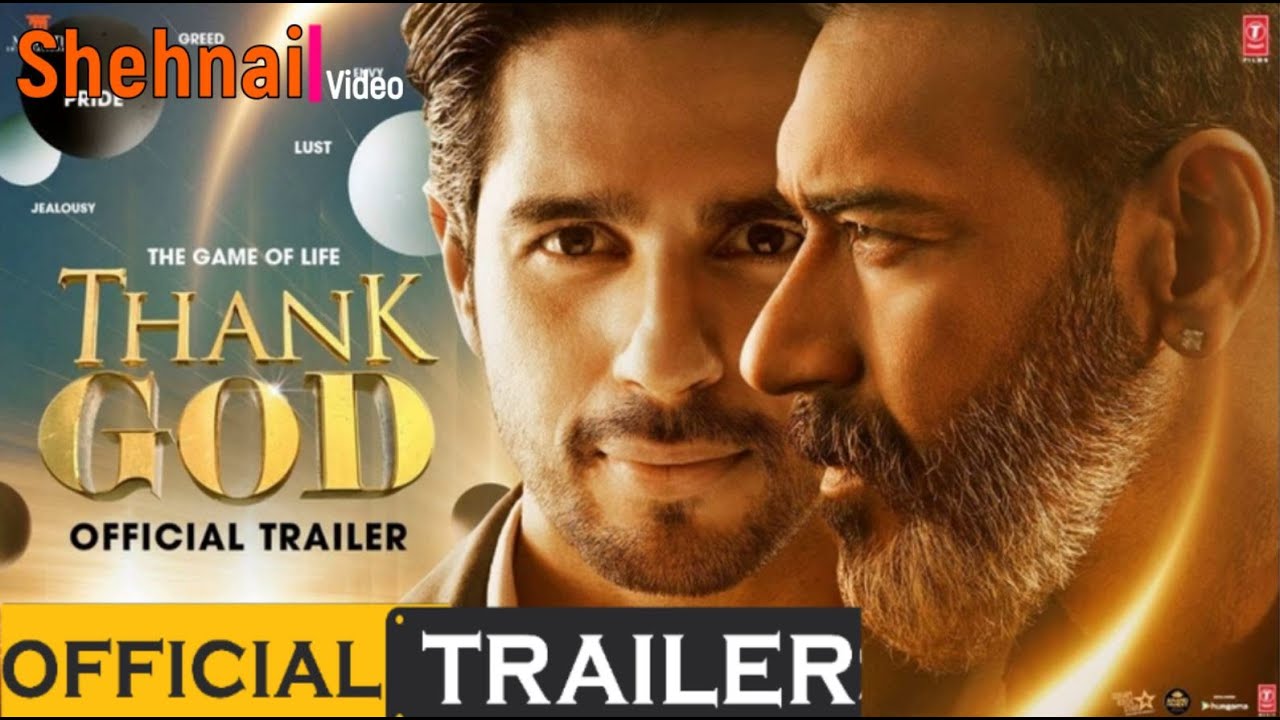 Thank God | Thank God Ajay Devgn | Thank God Trailer | Sidharth Malhotra, Rakul p | Thank God Movie