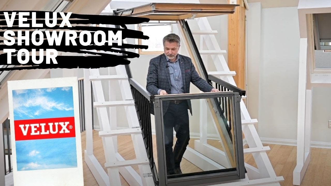 Экскурсия по выставочному залу Velux Skylights