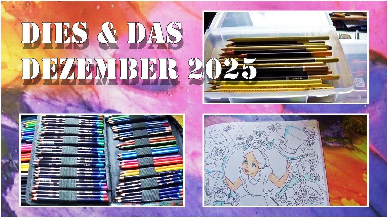 Coloring VLOG Update |  Stifte-Chaos beseitigt? | Dies & Das Dezember 2025 | VLOG Nr. 27