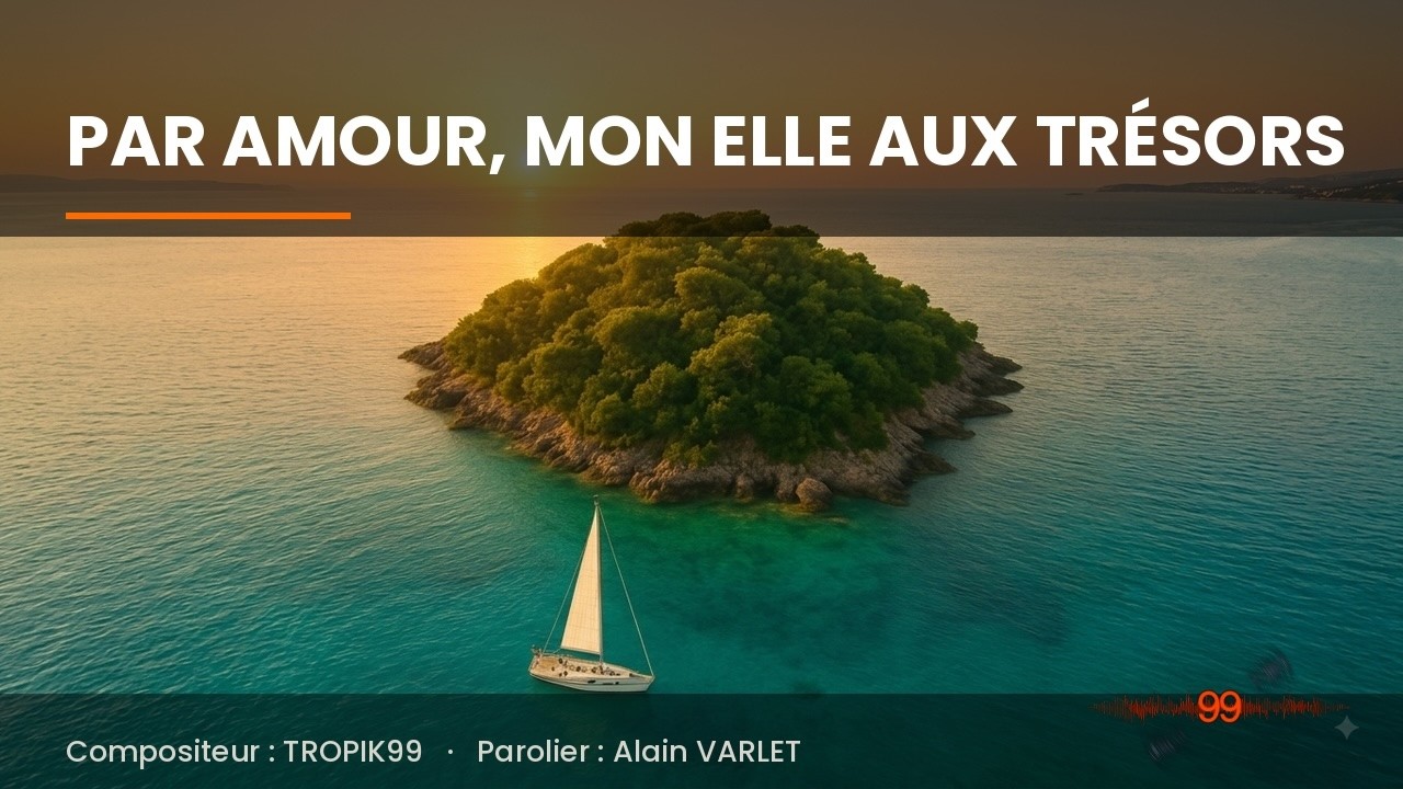 PAR AMOUR - MON ELLE AUX TRESORS, une balade pop-rock cinématographique - TROPIK99 et Alain Varlet.