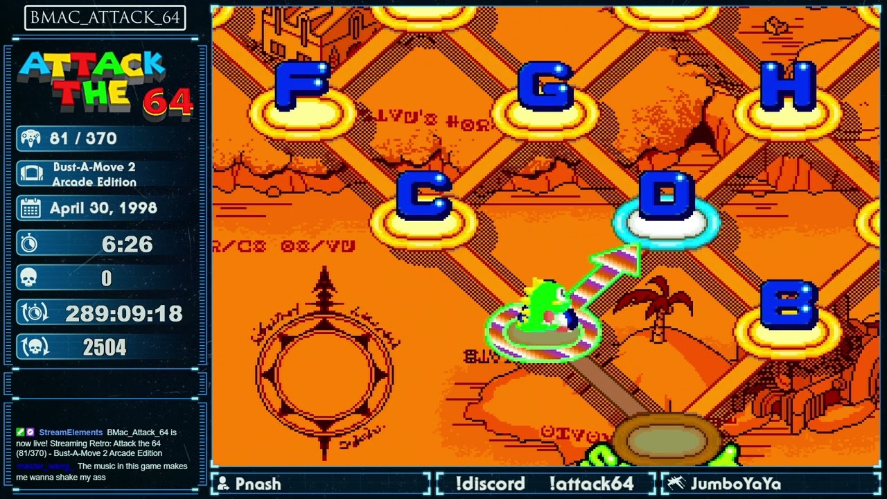 Attack the 64 - Bust A Move 2: Arcade Edition