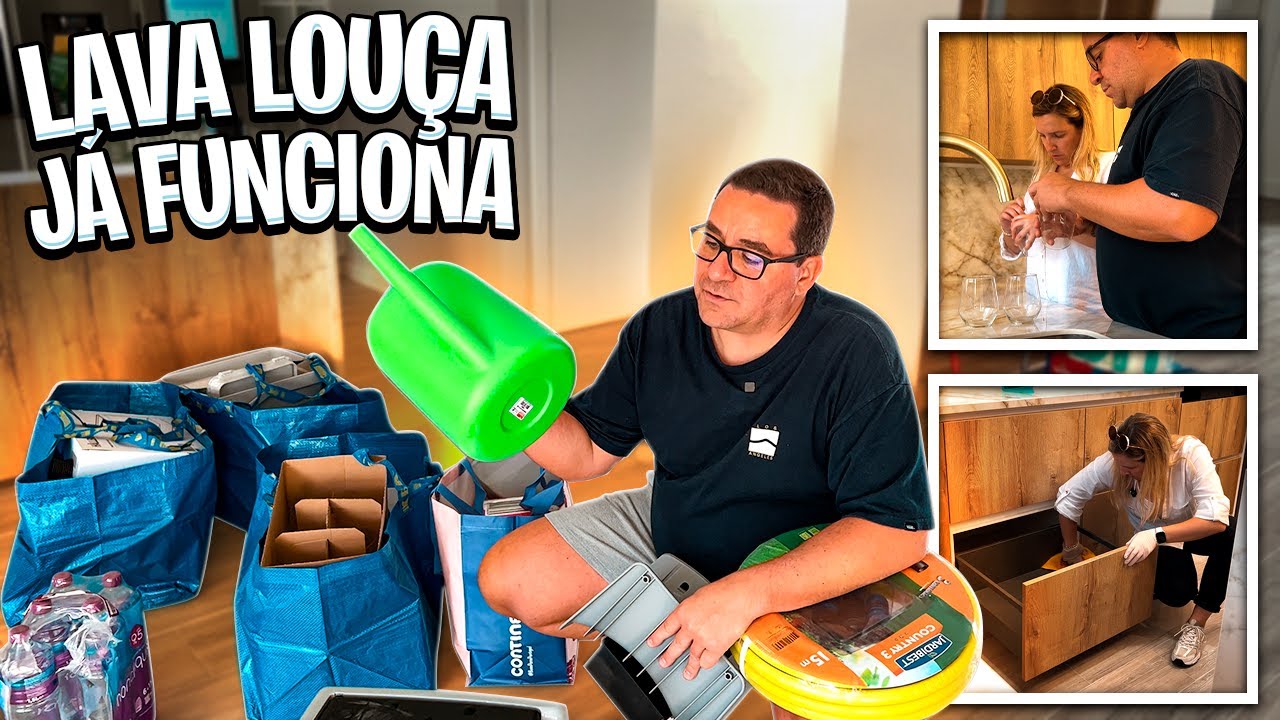 MÁQUINA DE LAVAR LOIÇA FUNCIONA NA CASA NOVA