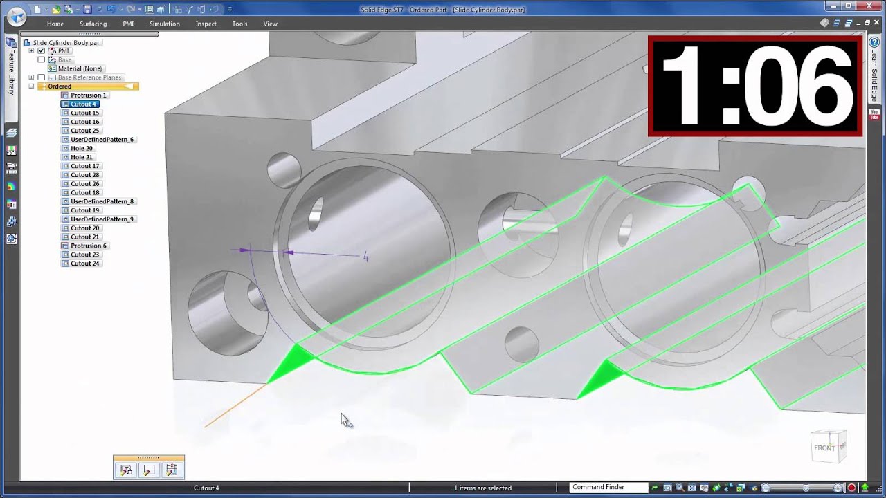 Design Intent Recognition in Solid Edge