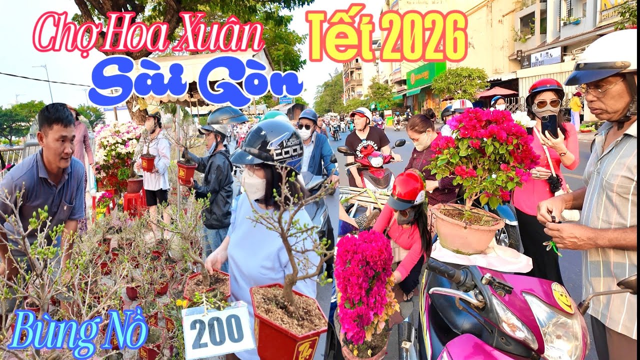 Tưng Bừng Hoa Tết Rẻ Chưa Từng Có | Chợ Hoa Xuân Bến Bình Đông Q8 “Bùng Nổ “Mai Vàng 100k 