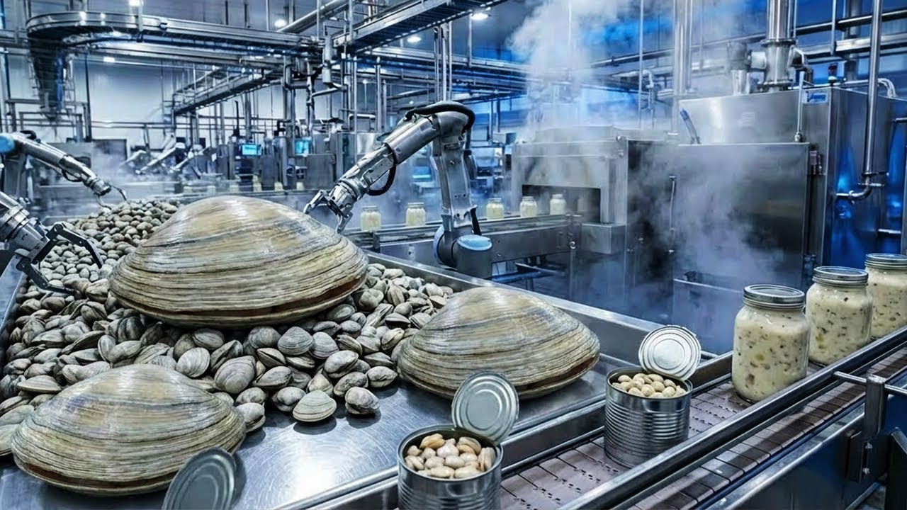 Inside a Modern Seafood Plant: From Fresh Clams to Premium Chowder (Full Process)