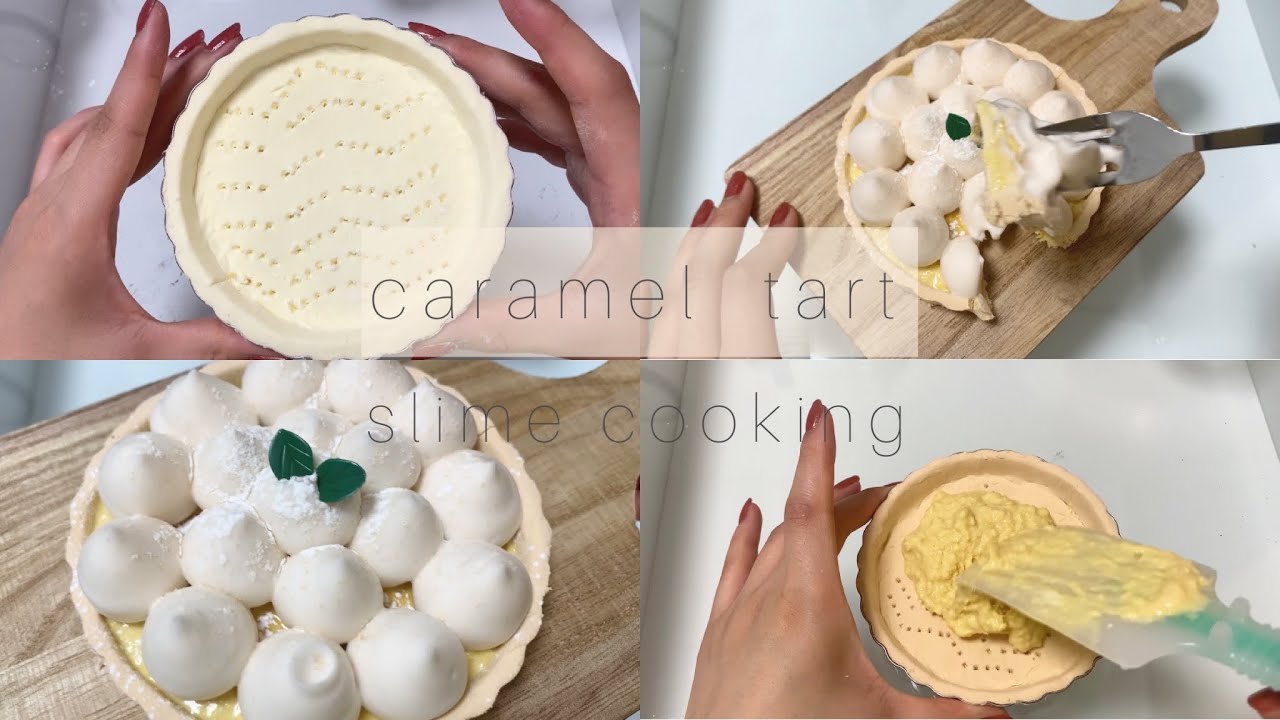 【スライムクッキング】キャラメルタルトをスライムで作った🍂
