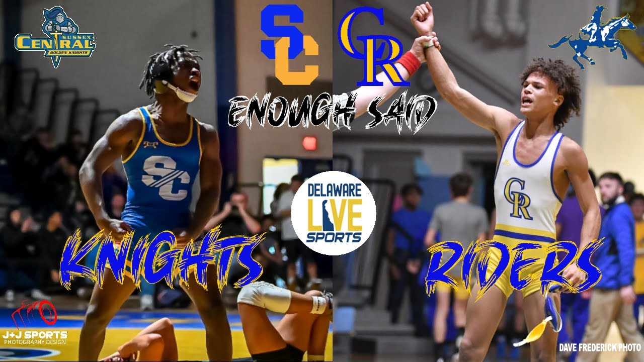 #1 Sussex Central travels to #3 Caesar Rodney high school wrestling