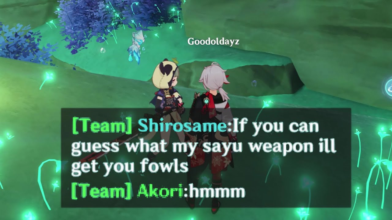 If These Players Can Guess What Weapon Im Using... ill get them fowls in Genshin Impact Co-op