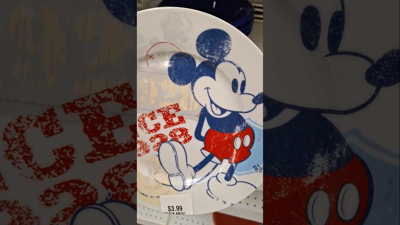 Коллекционная тарелка с Микки Маусом от Disney 