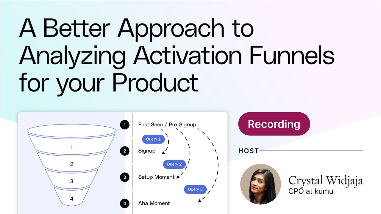 A Better Approach to Analyzing Activation Funnels with Crystal Widjaja