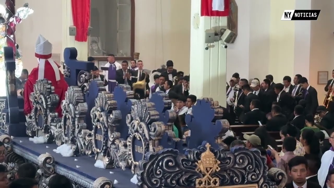 Salida Jesús Nazareno Antiguo Cobán 2024.