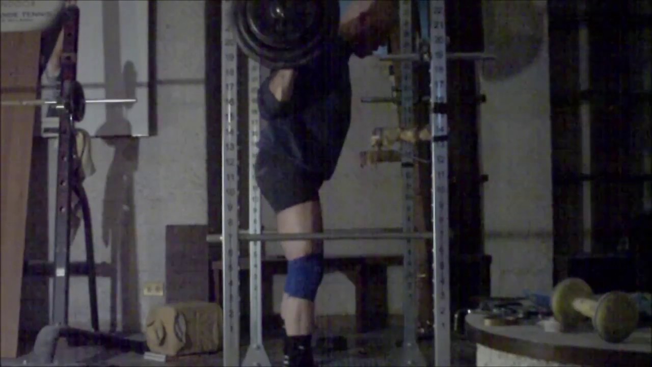 Squat con 3 fermi 3x90 1x100kg