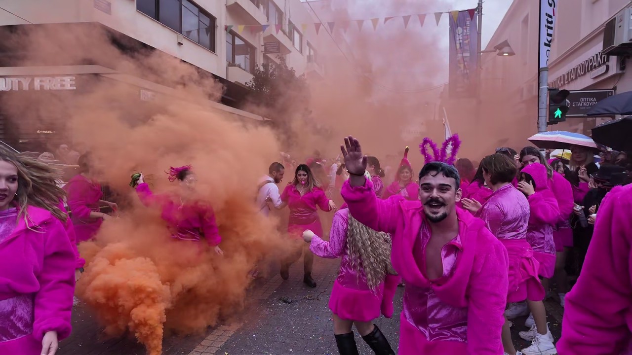 POLICE🚨PARTY - Rethymno Carnival Crete Greece