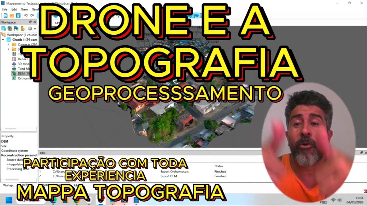 TOPOGRAFIA E O DRONE NO PROCESSO_GEOPROCESSAMENTO_SERIE_PARTICIPAÇÃO ESPECIAL MAPPA TOPOGRAFIA!